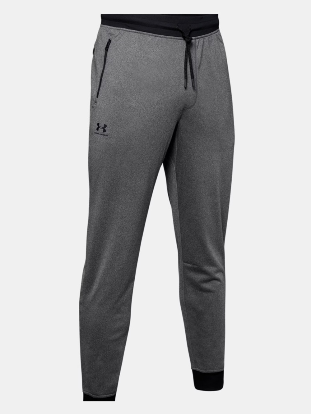 NWT Under Armour Men’s Sportstyle Tricot Jogger Gray/Black